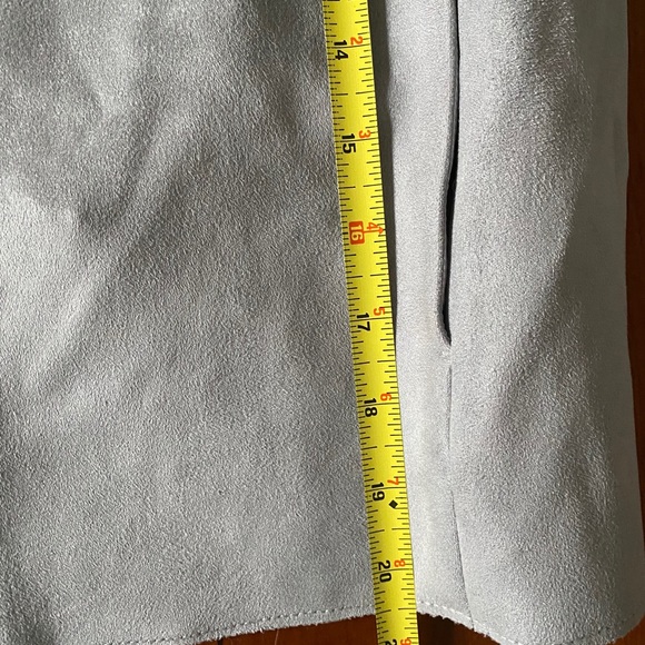NWT H&M Gray Faux Suede Jacket - Picture 12 of 12